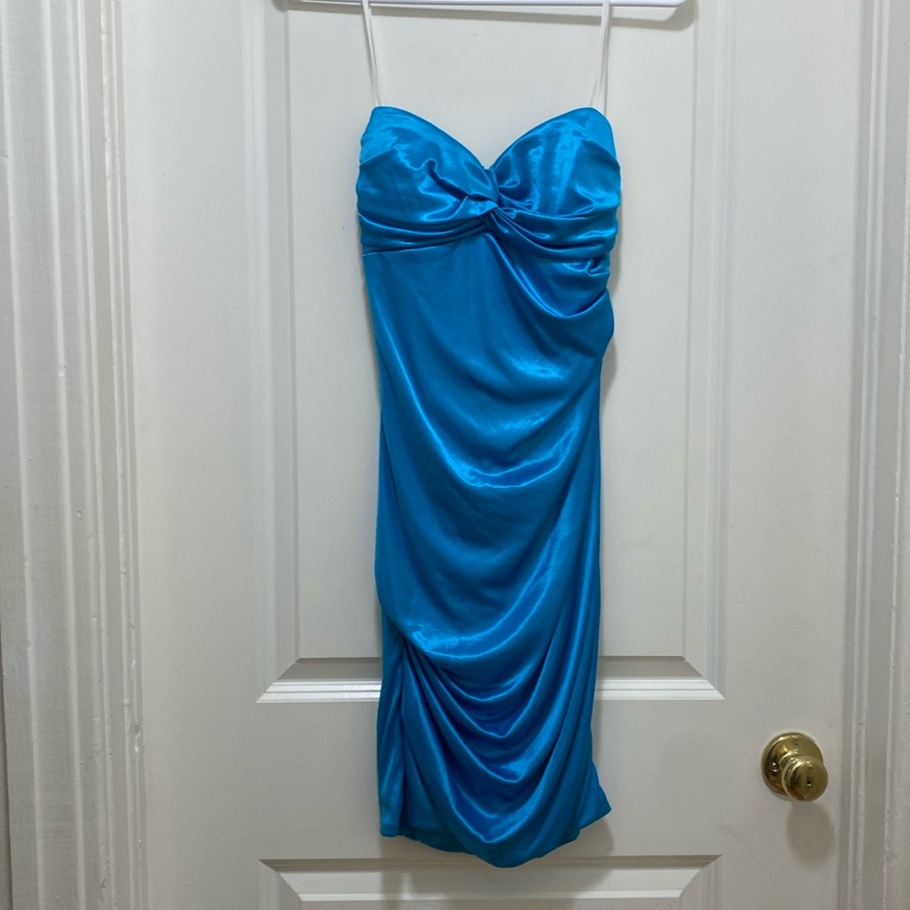 Windsor strapless dress teal/aqua size 5/6
